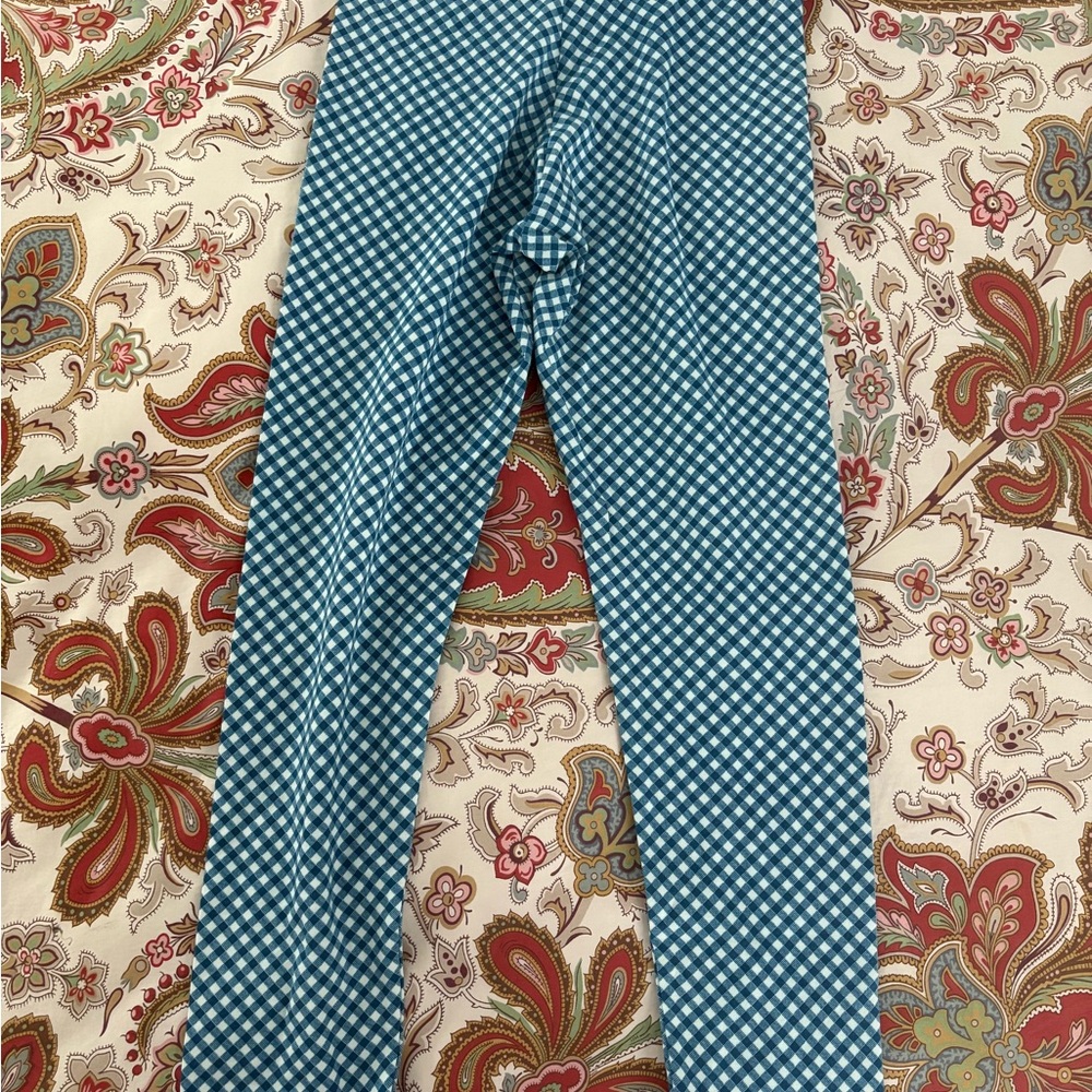 Matilda Jane Blue Gingham Legging - Size 10